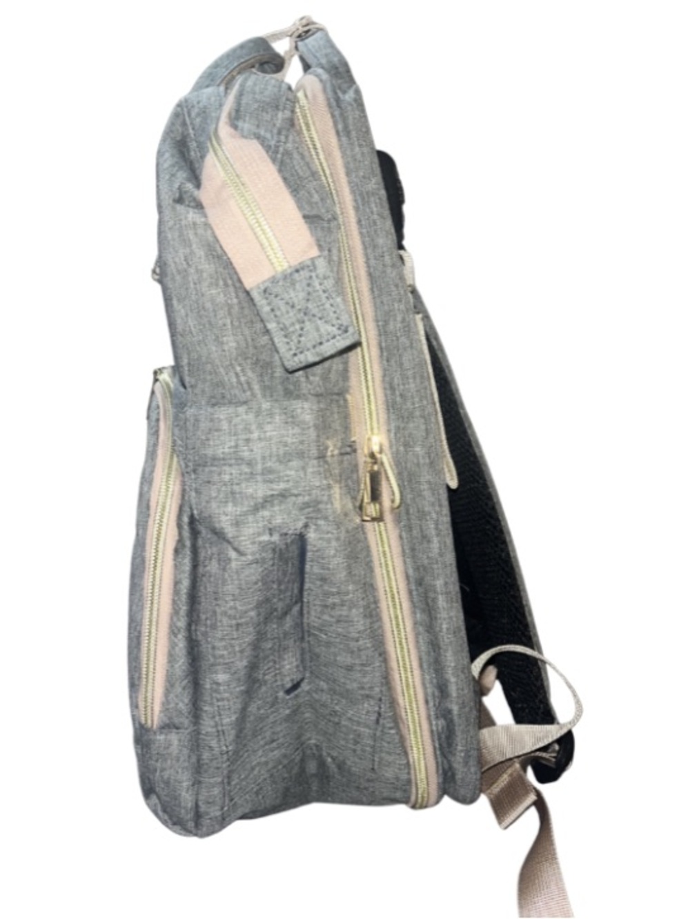 3-in-1 Multifunctional Diaper
Backpack w/Foldable
Changing Station Heather Grey - Picture 5 of 7